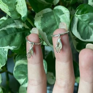 VERAMEAT Handy Hoops sterling silver